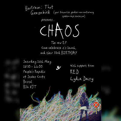 That Geezabird presents... The CHAOS EP launch/their 33rd birthday at PRSC
