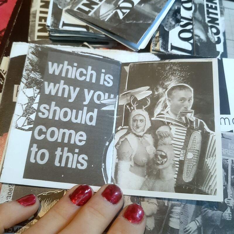 Collage Zine Making Workshop at PRSC