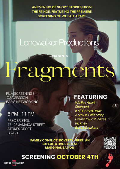 Fragments: Short Film Screening - Bristol at PRSC