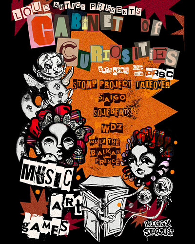 LOUD ANTICS PRESENTS: Cabinet of Curiosities at PRSC