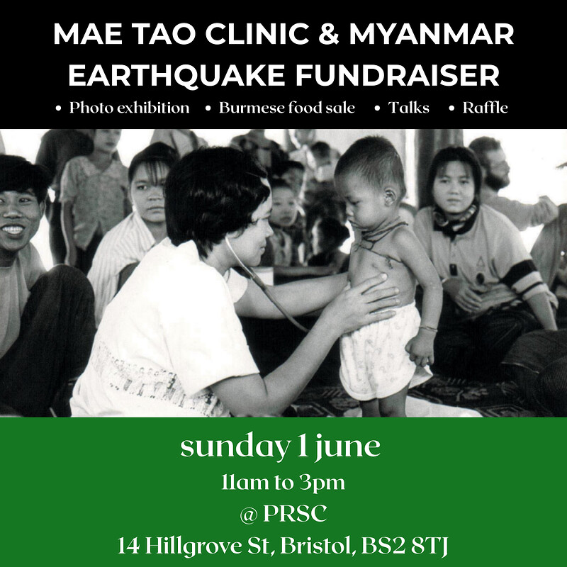 Mae Tao Clinic & Myanmar Earthquake Aid Fundraiser at PRSC