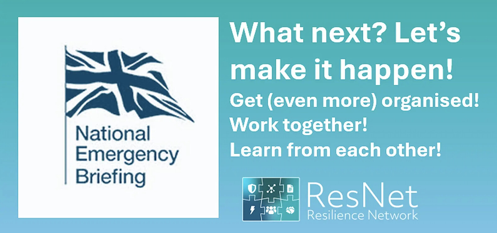 NEB - What next? Let’s make it happen & get  organised at PRSC