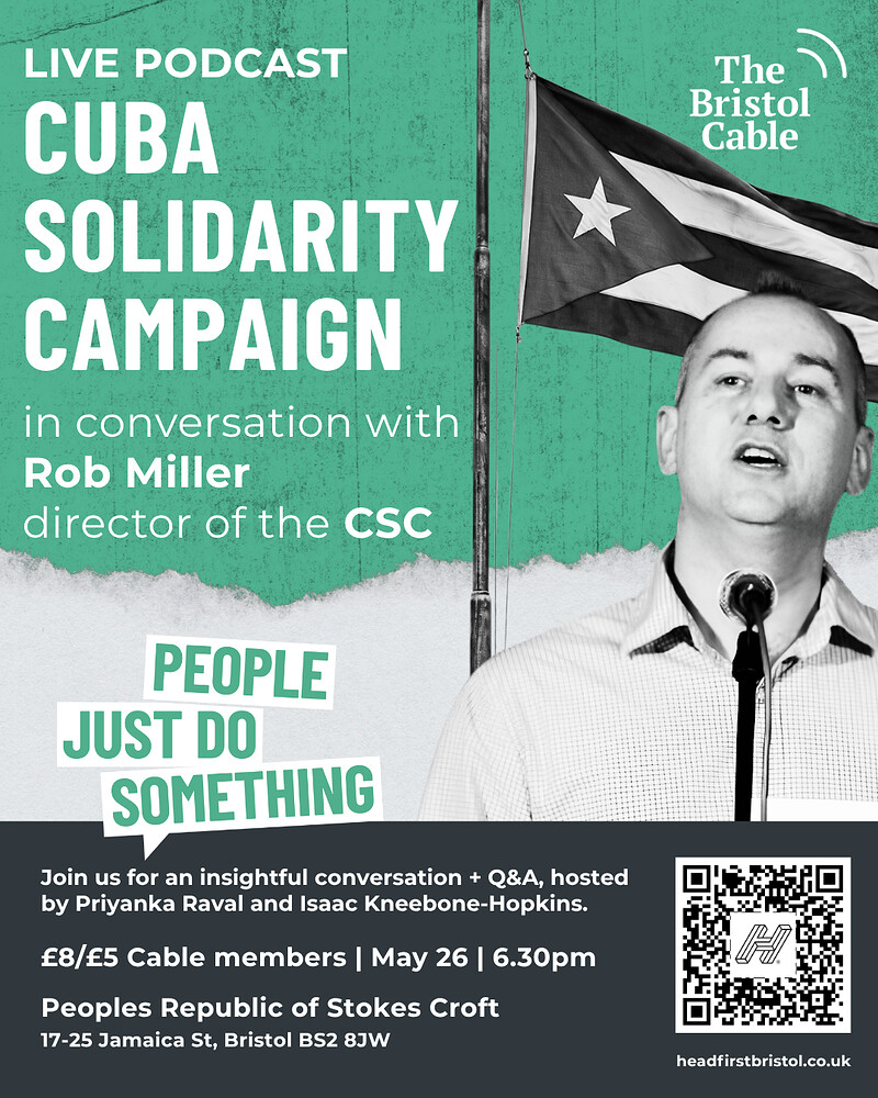 People Just Do Something – with The Cuba Solidarity Campaign at PRSC
