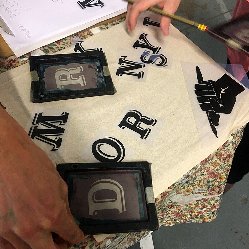 Radical Screen Printing Taster Workshop at PRSC