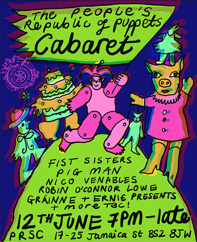 THE PEOPLE'S REPUBLIC OF PUPPETS CABARET at PRSC