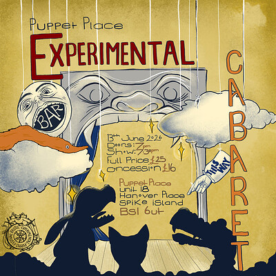 Puppet Place Experimental Cabaret at Puppet Place