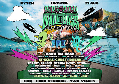 Born on Road  • Bristol Open Air Day Party - Final Release at Pytch Yard - Skyline Park