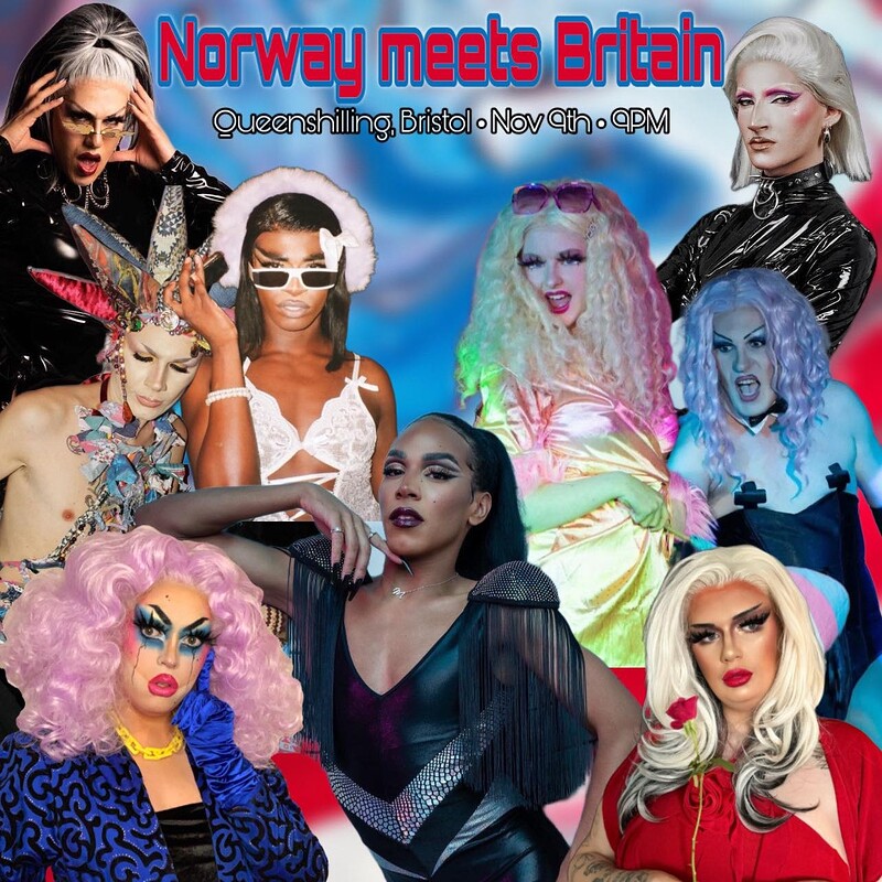 Norway Meets Britain: Drag Excellence at Queenshilling