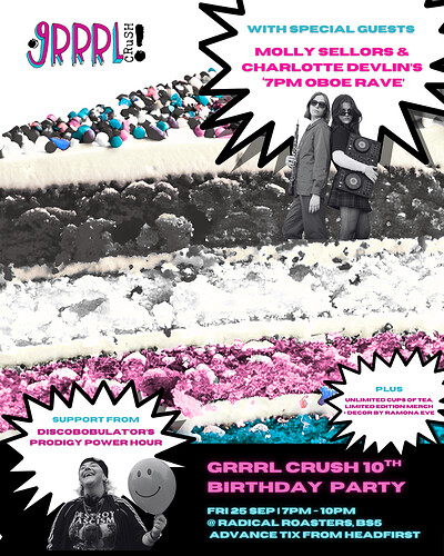 Grrrl Crush 10th Birthday Party at Radical Roasters