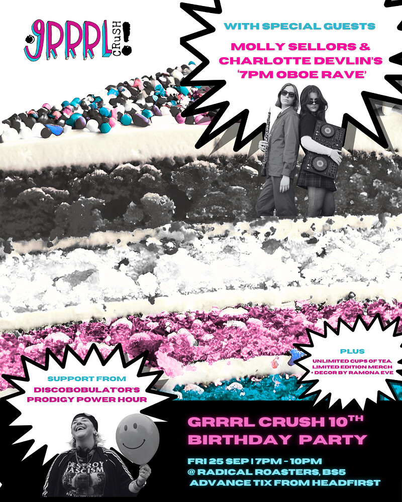 Grrrl Crush 10th Birthday Party at Radical Roasters