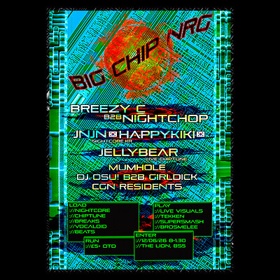BIG CHIP NRG - NIGHTCORE & CHIPTUNE, NIGHTCORE KOREA DEBUT, JELLYBEAR at Red Lion, Bs5