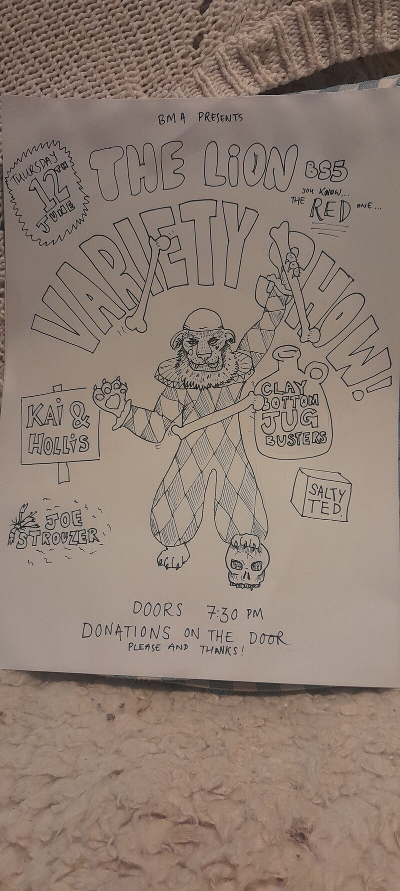 Variety Show BMA presents at Red lion bs5