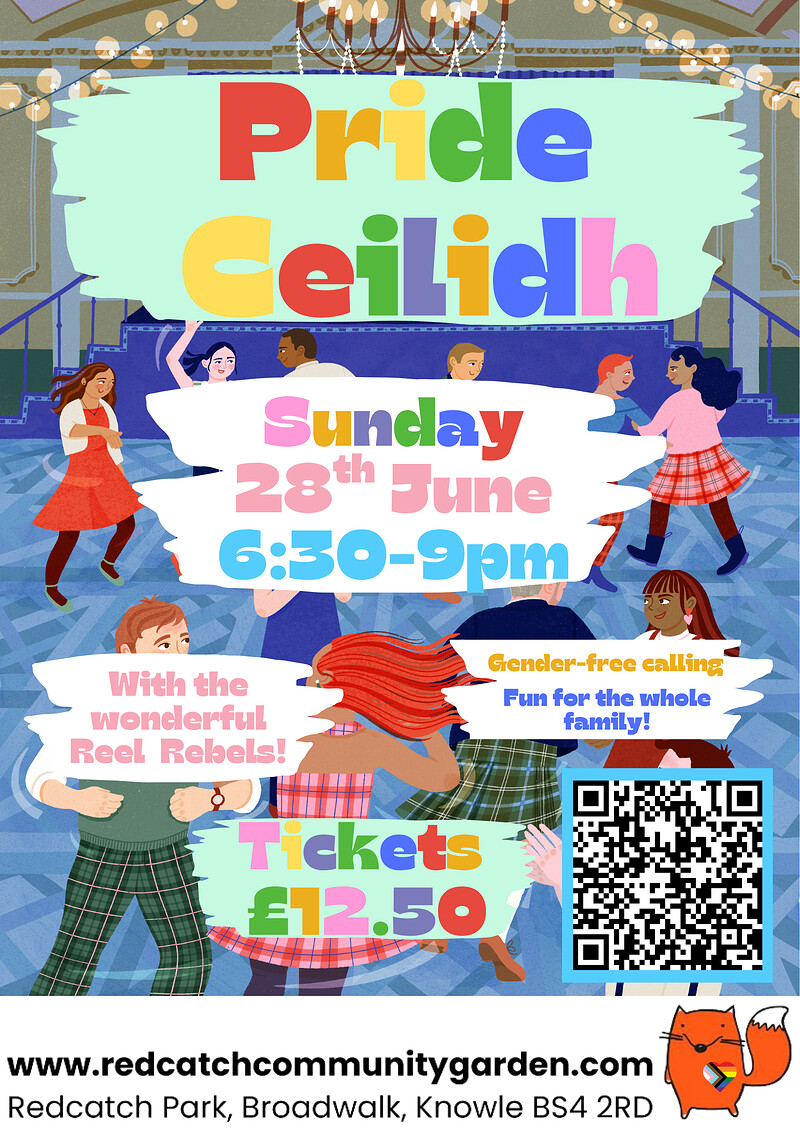 Pride Ceilidh at Redcatch Community Garden