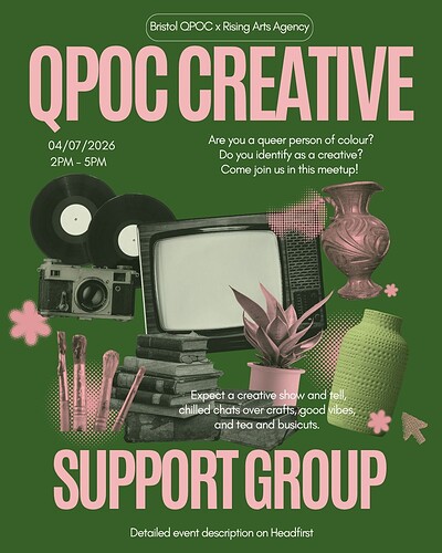 QPOC Creative Support Group - Show and Tell at Rising Arts Agency