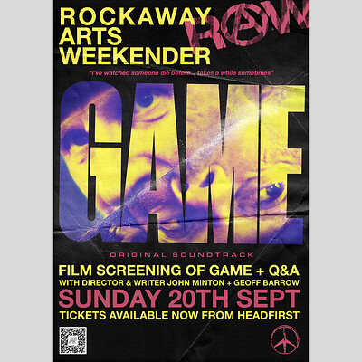 GAME + Q&A with John Minton & Geoff Barrow at Rockaway Arts Weekend at Rockaway Park