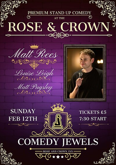 Comedy Jewels at Rose and Crown, Bristol