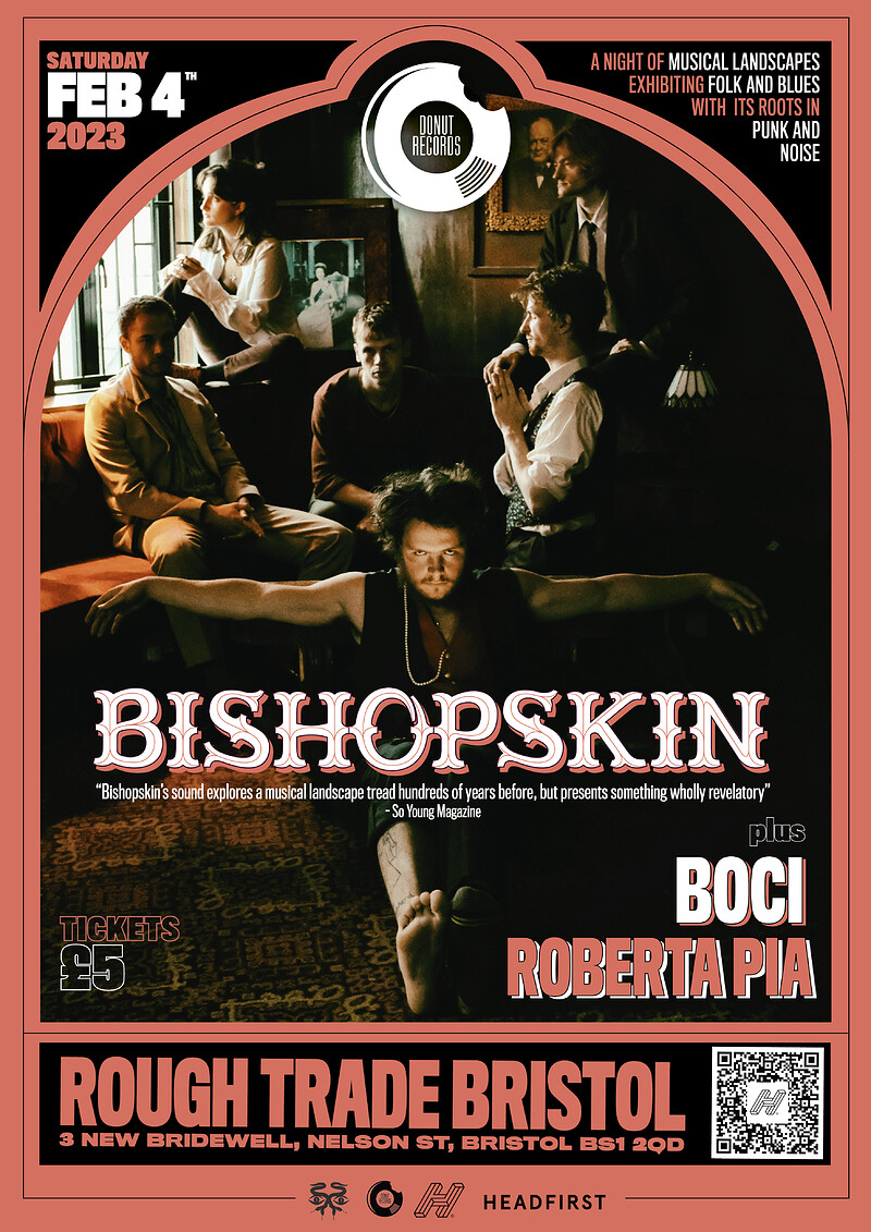 Bishopskin + Boci + Roberta Pia at Rough Trade Bristol