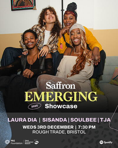 Saffron Emerging Artist Showcase at Rough Trade Bristol