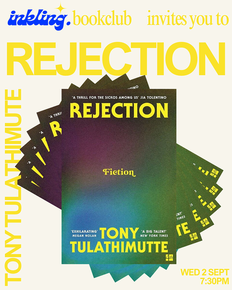 Inkling bookclub presents… Rejection *extra session* at Royal Navy Volunteer