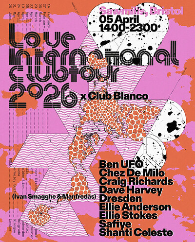 Love International x Club Blanco - Bristol at Sawmills