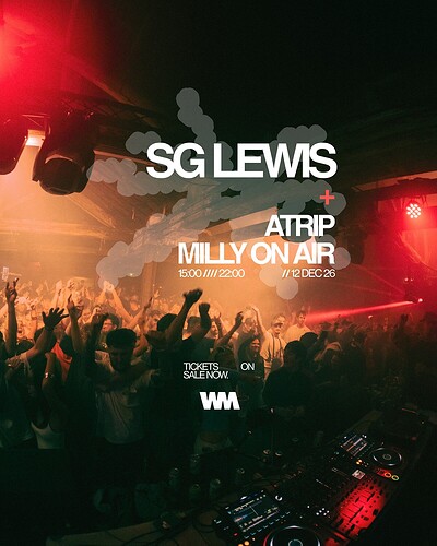 SG Lewis at Sawmills