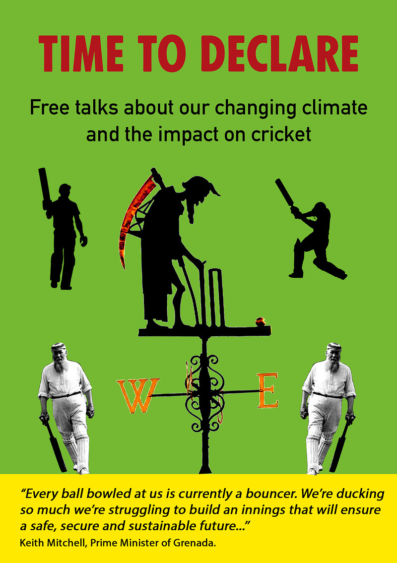 Time to Declare -Sweat Not Oil by Andrew Simms at Seat Unique Stadium - Gloucestershire County Cricket Club
