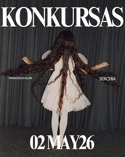 Konkursas by Francesca Allen at Serchia Gallery