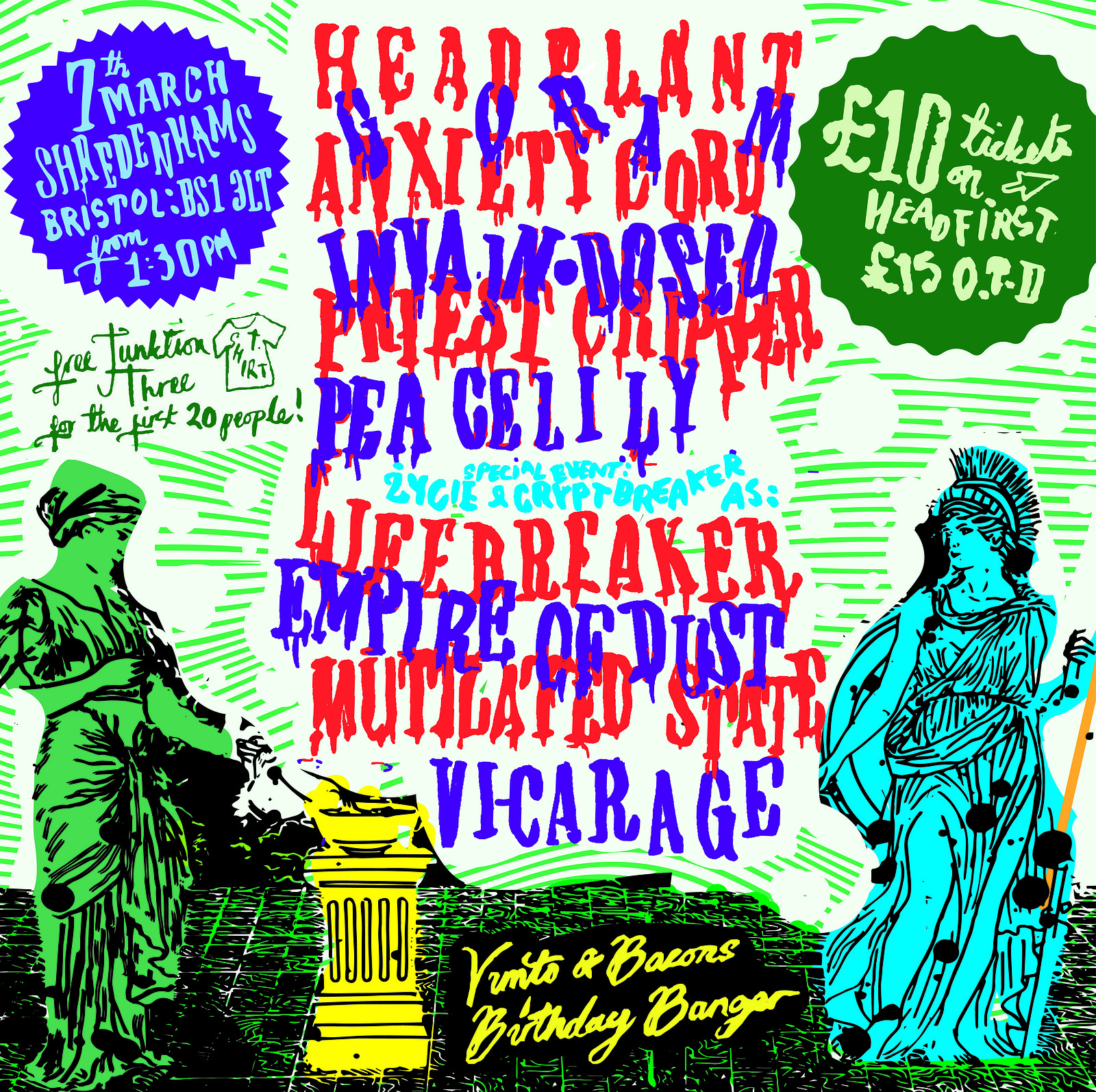 ±Vimto and Bacon's Birthday BANGER± at SHREDENHAMS, Broadmead