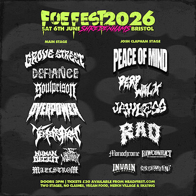FOE Fest 2026 at Shredenhams