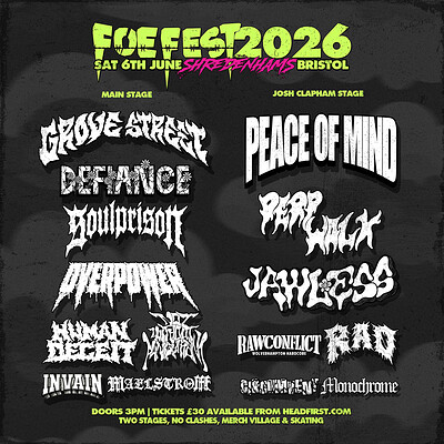 FOE Fest 2026 at Shredenhams
