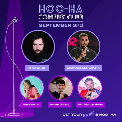 HOO-HA Comedy Club at Sidney & Eden, 198 Gloucester Road Bristol BS7 8NU