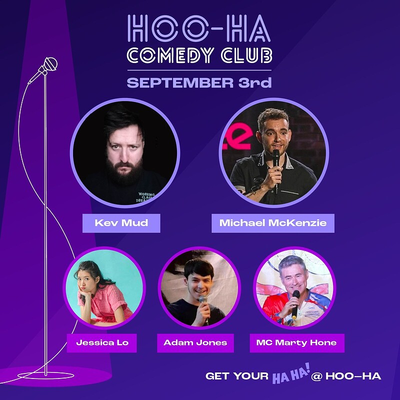 HOO-HA Comedy Club at Sidney & Eden, 198 Gloucester Road Bristol BS7 8NU