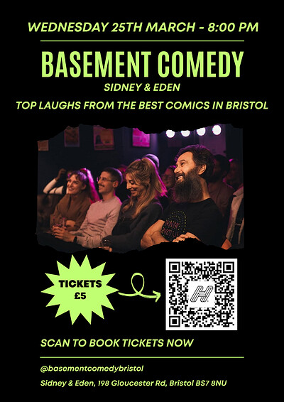 Basement Comedy at Sidney & Eden