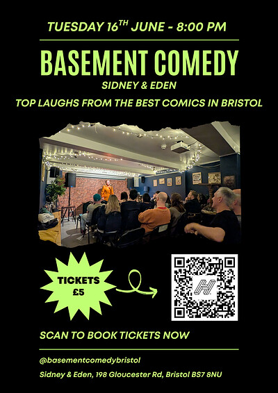 Basement Comedy at Sidney & Eden