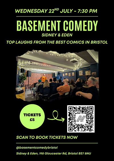 Basement Comedy at Sidney & Eden