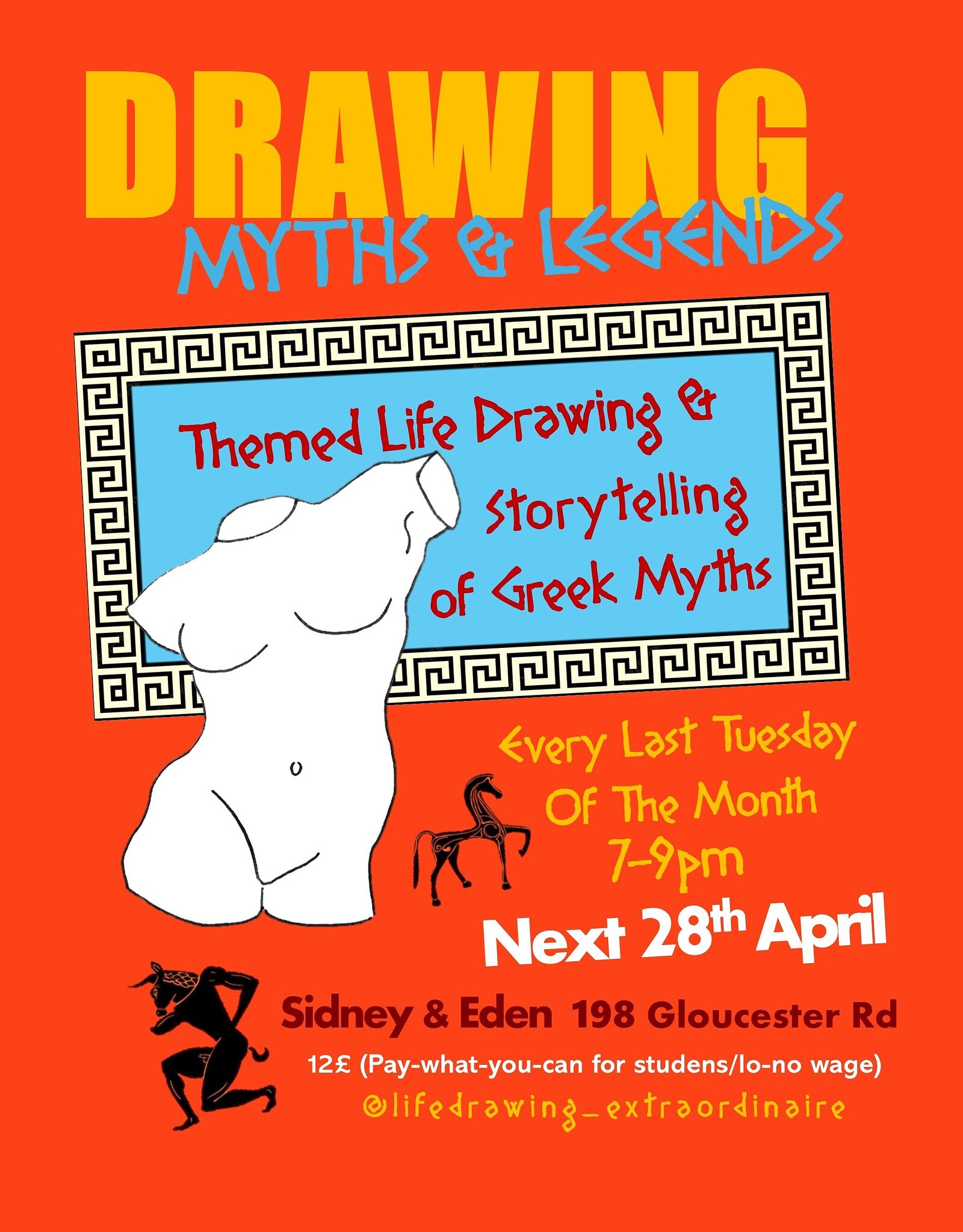 Drawing Myths & Legends at Sidney & Eden
