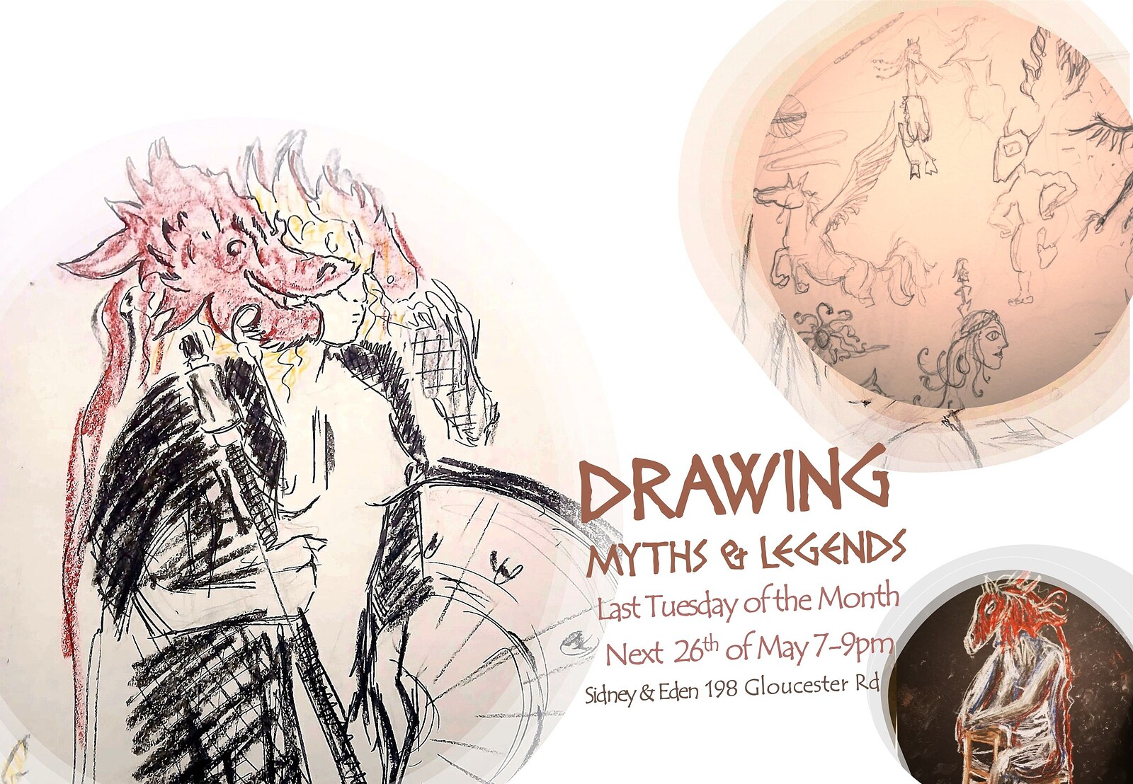 Drawing Myths & Legends at Sidney & Eden