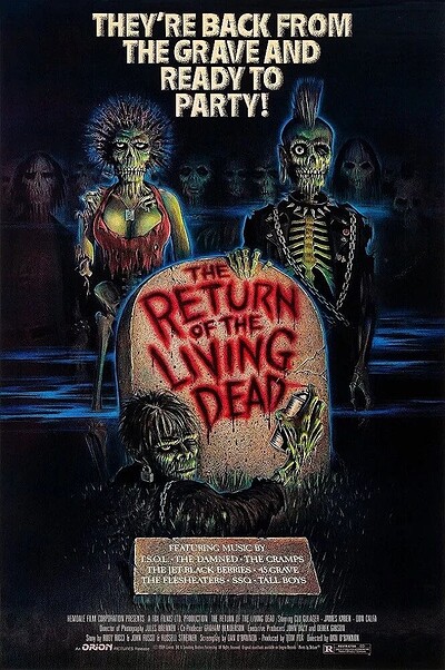 Grindhouse Cinema Club Presents: The Return Of The Living Dead at Sidney & Eden