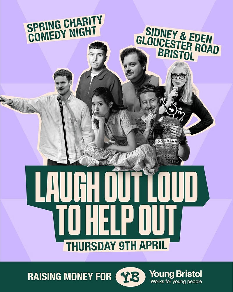 Laugh Out Loud to Help Out: Spring Charity Comedy Night at Sidney & Eden