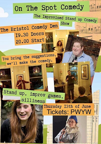On The Spot - The Improvised Stand-Up Show at Sidney & Eden