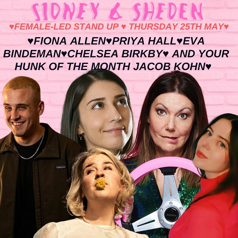 Sheden Comedy at Sidney & Eden