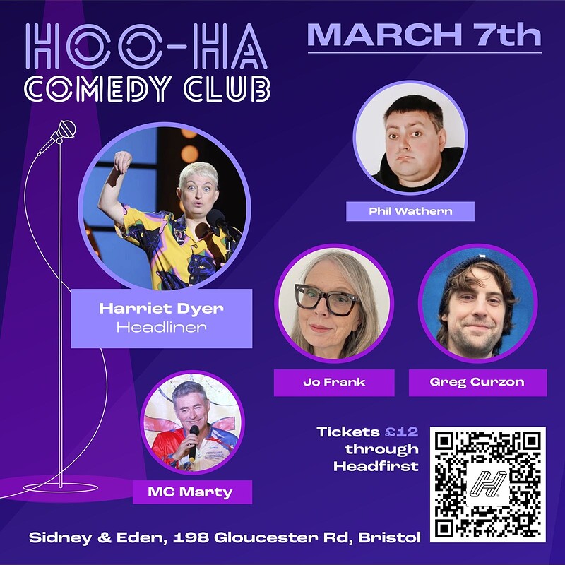The Hoo-HA Comedy Club at Sidney & Eden