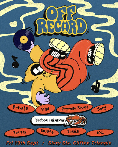 Off Record Launch Party // 19th Sept at Sixty Six