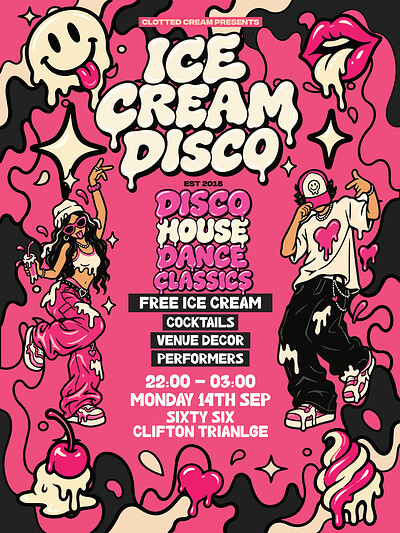 Ice Cream Disco | The Ice Cream Party at SixtySix Bristol