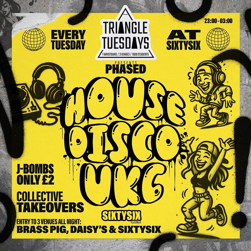 Phased Takeover - Triangle Tuesdays at Sixtysix