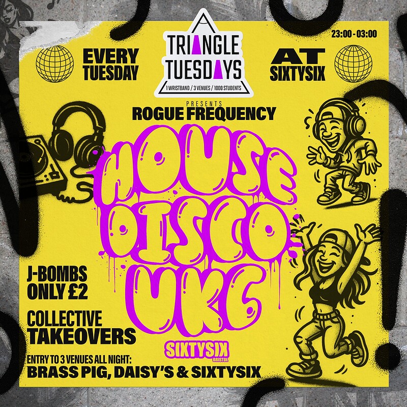 Rogue Frequency Takeover - Triangle Tuesdays at Sixtysix