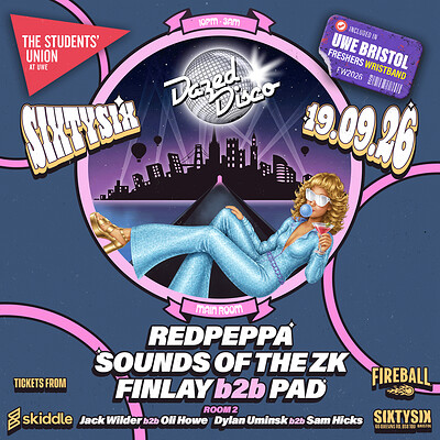 UWE Bristol Official Freshers | Dazed Disco at SIXTYSIX