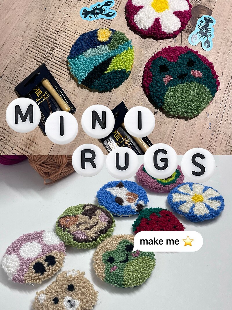 Punch Needle Mini Rug Workshop at Small Bar