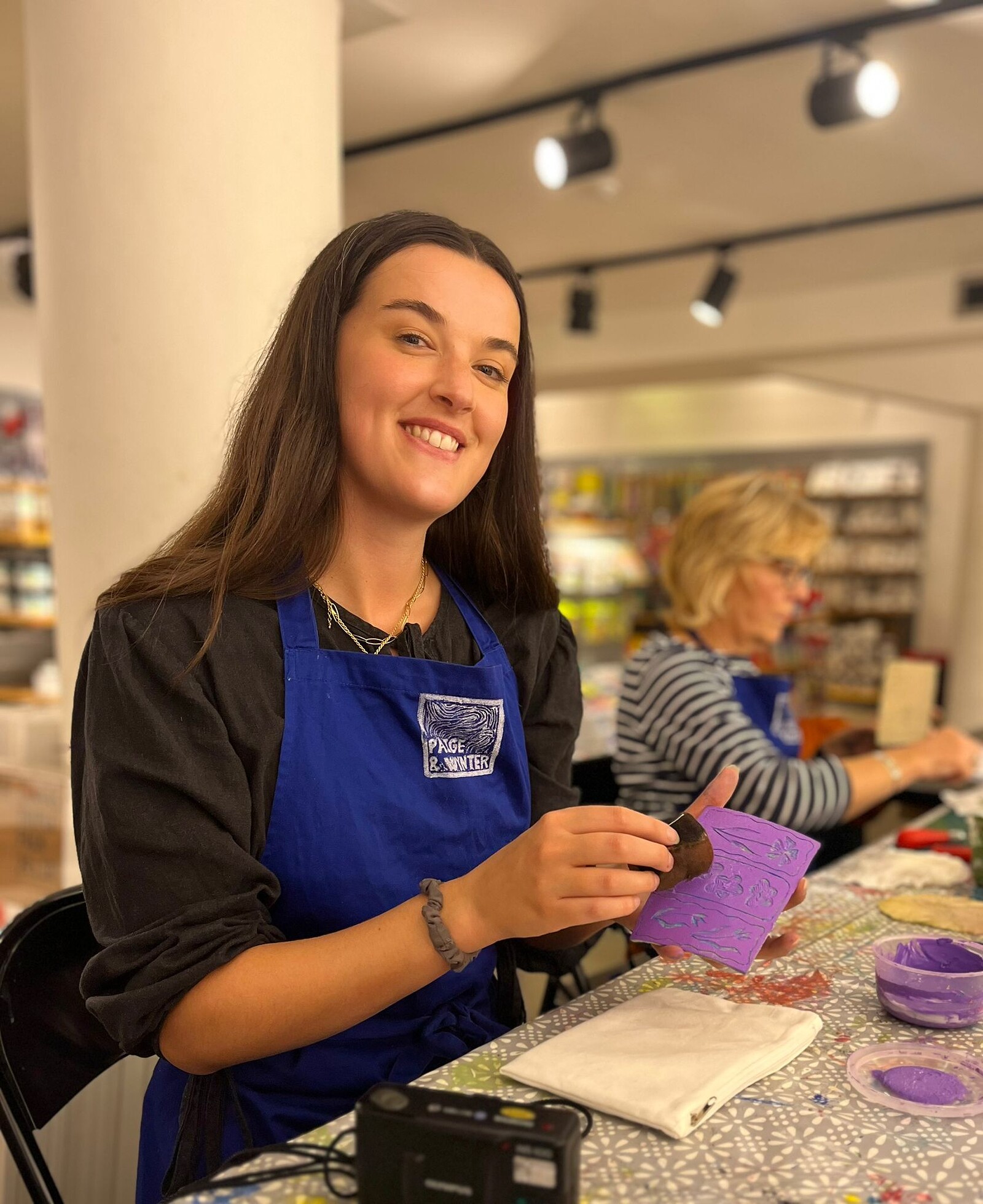 Tote Bag Lino Printing Workshop at Small Bar