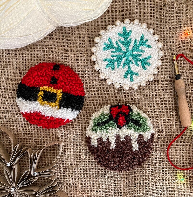 Winter Punch Needle Workshop at Small Bar